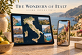 The Wonders of Italy — Guida interattiva, mockup illustrativo